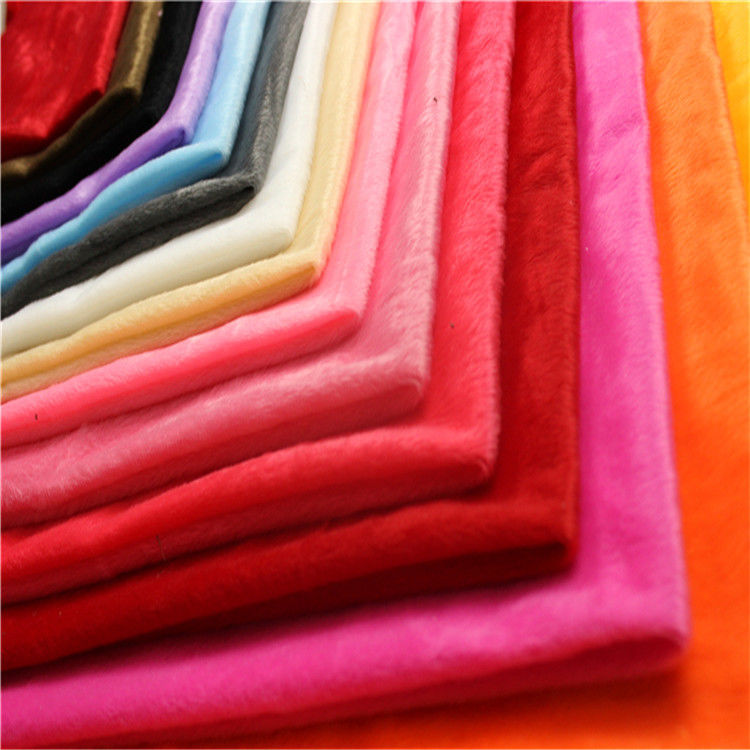 100% polyester warp knitting pearl velour/pajama